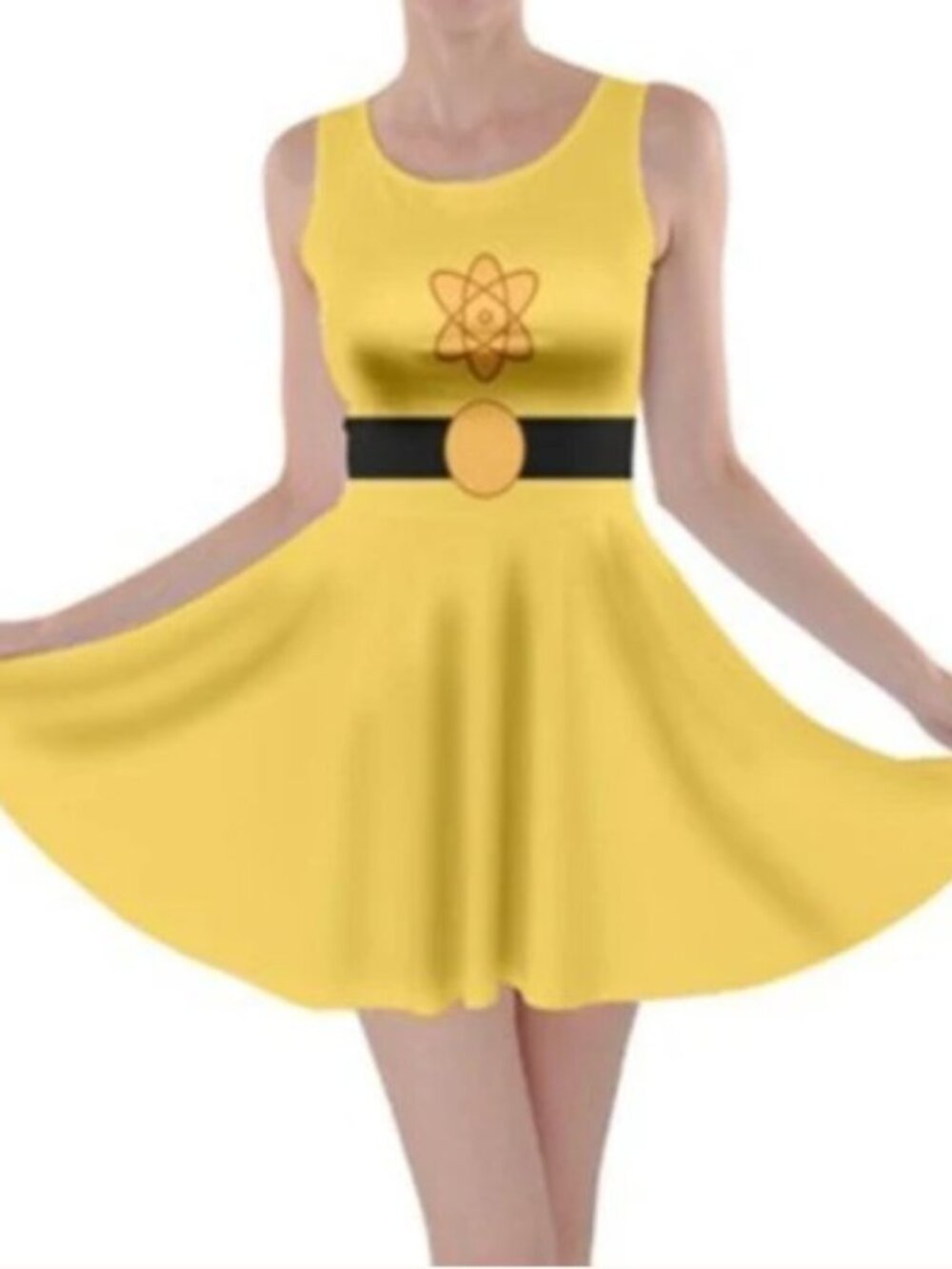 Kawaiian Pizza Powerline Inspired Skater Dress 2XL Disney A Goofy Movie Cosplay